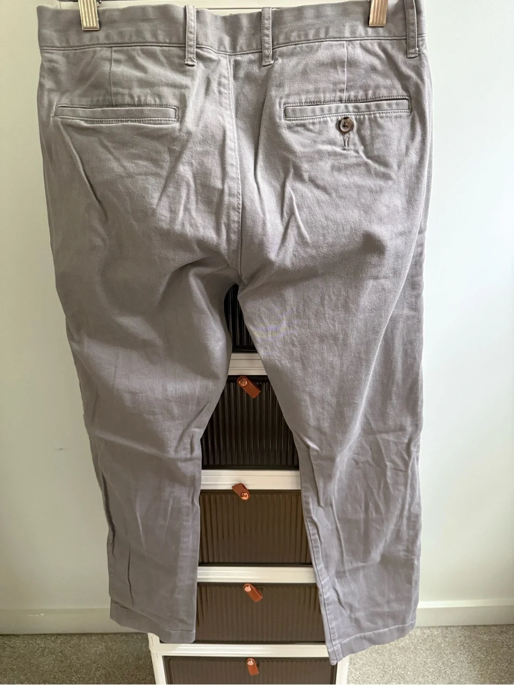 J. Crew Men’s Light Gray Cotton Chinos